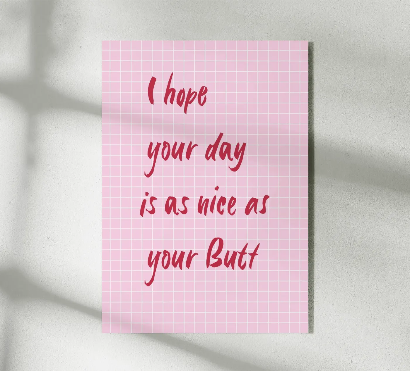 Nice Butt plexiglass da Poster Print Studio