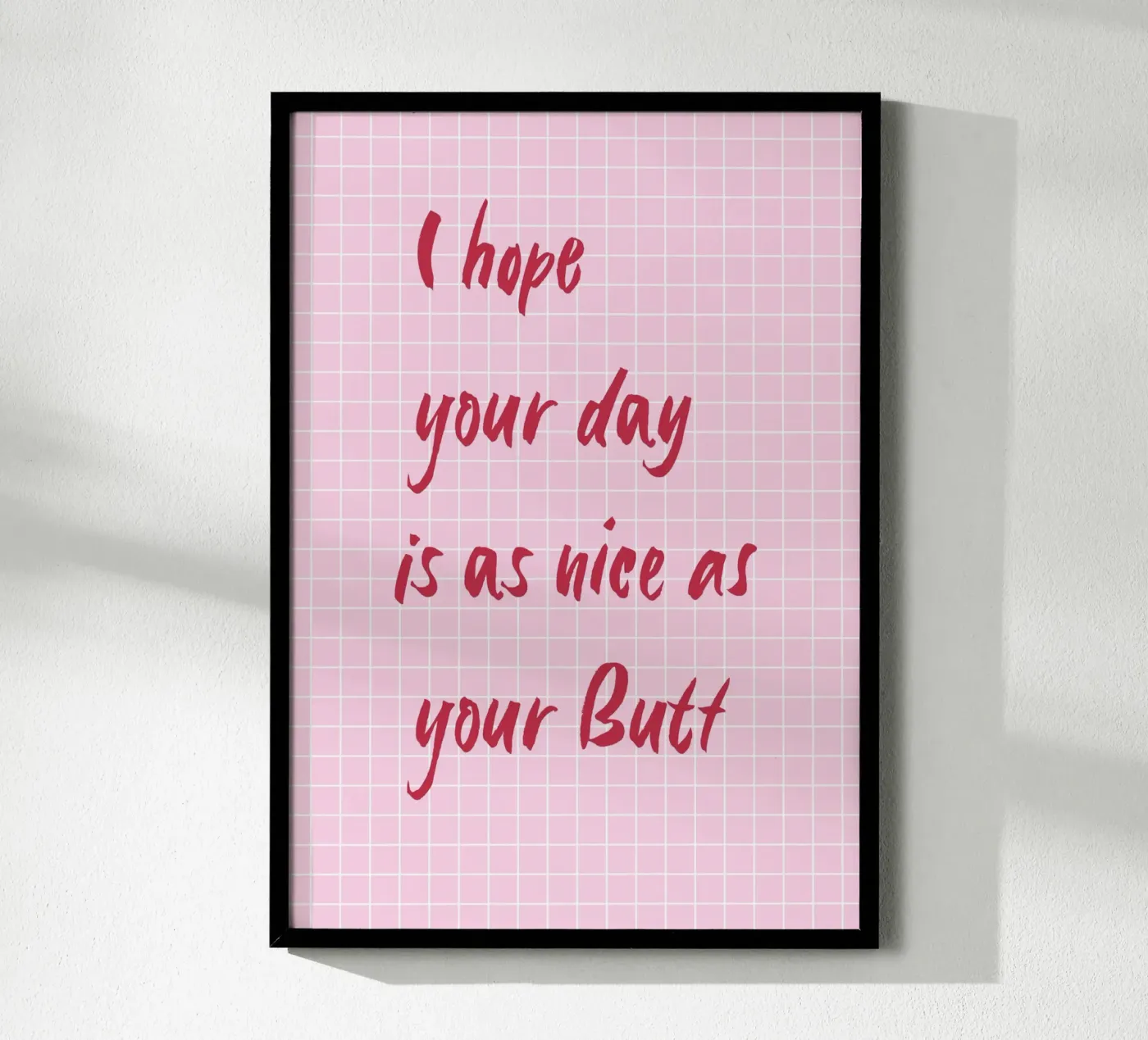 Nice Butt poster van Poster Print Studio