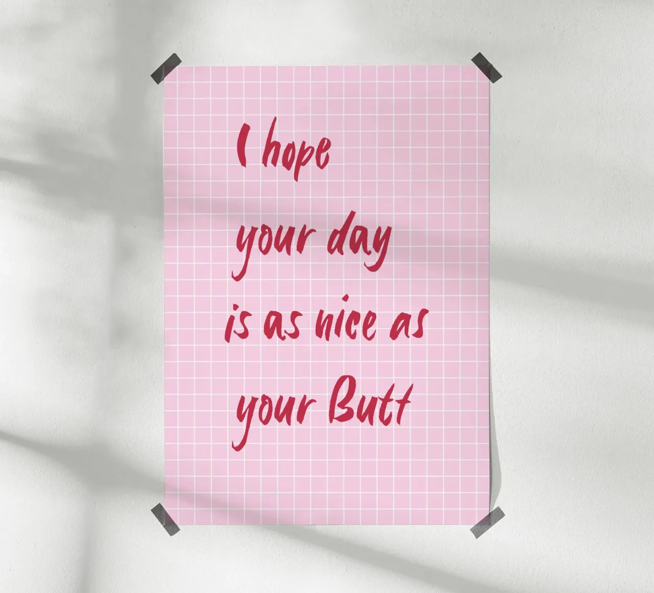 Nice Butt poster da Poster Print Studio