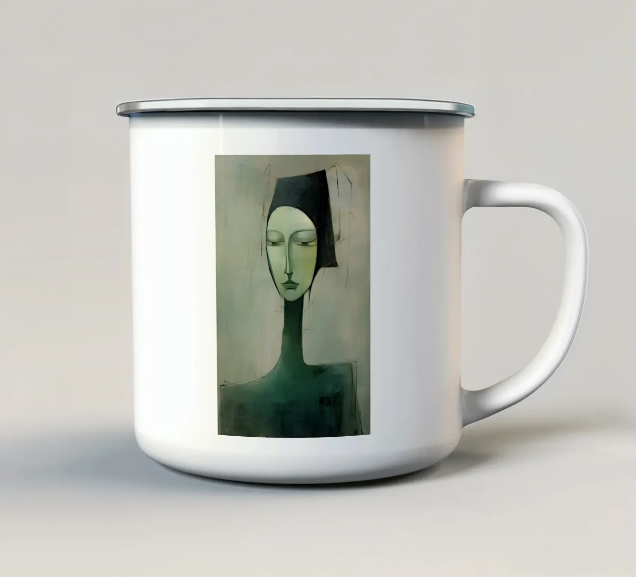 Arte da parete di Imagine tazza in smalto da Imagine