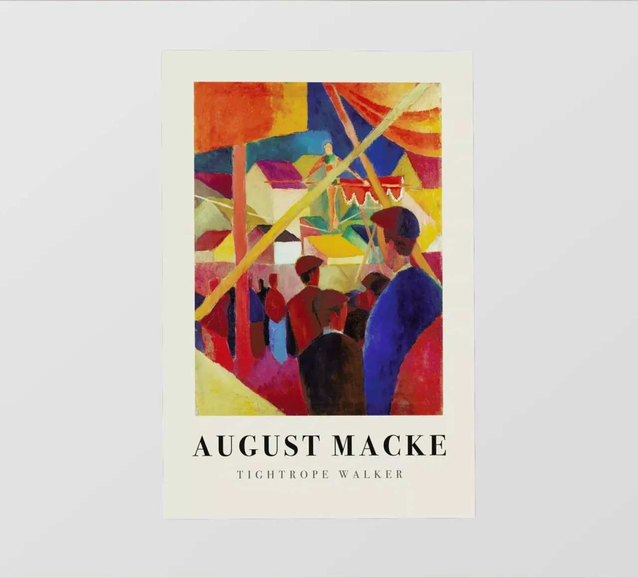 Macke - Tightrope Walker pellicola backlit da ARTOTHEK