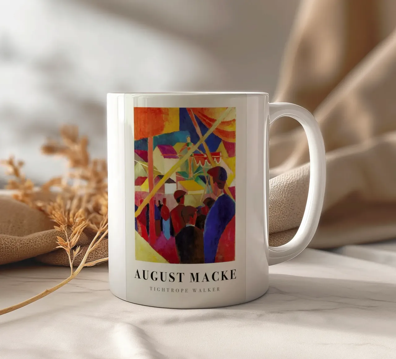 Macke - Tightrope Walker tazza in ceramica da ARTOTHEK