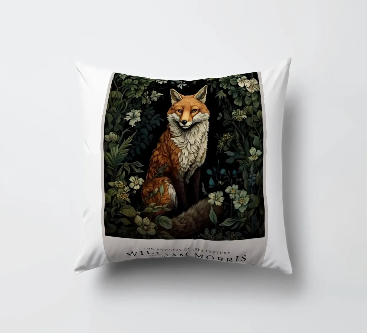 william morris weasel wall art cuscino da komo store