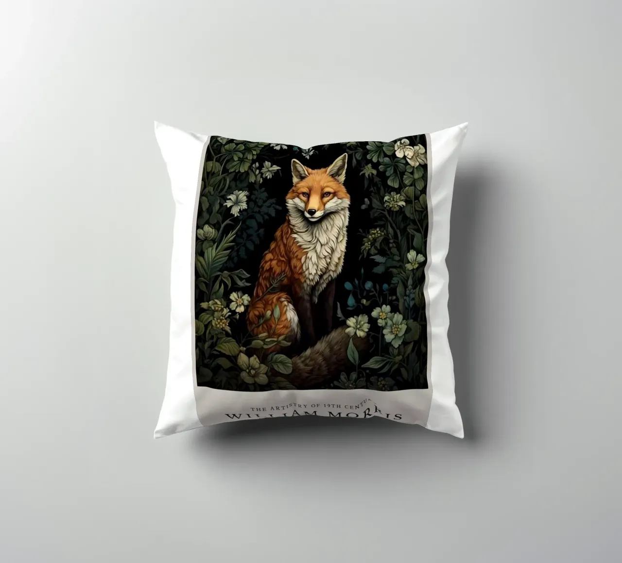 william morris weasel wall art cuscino da komo store