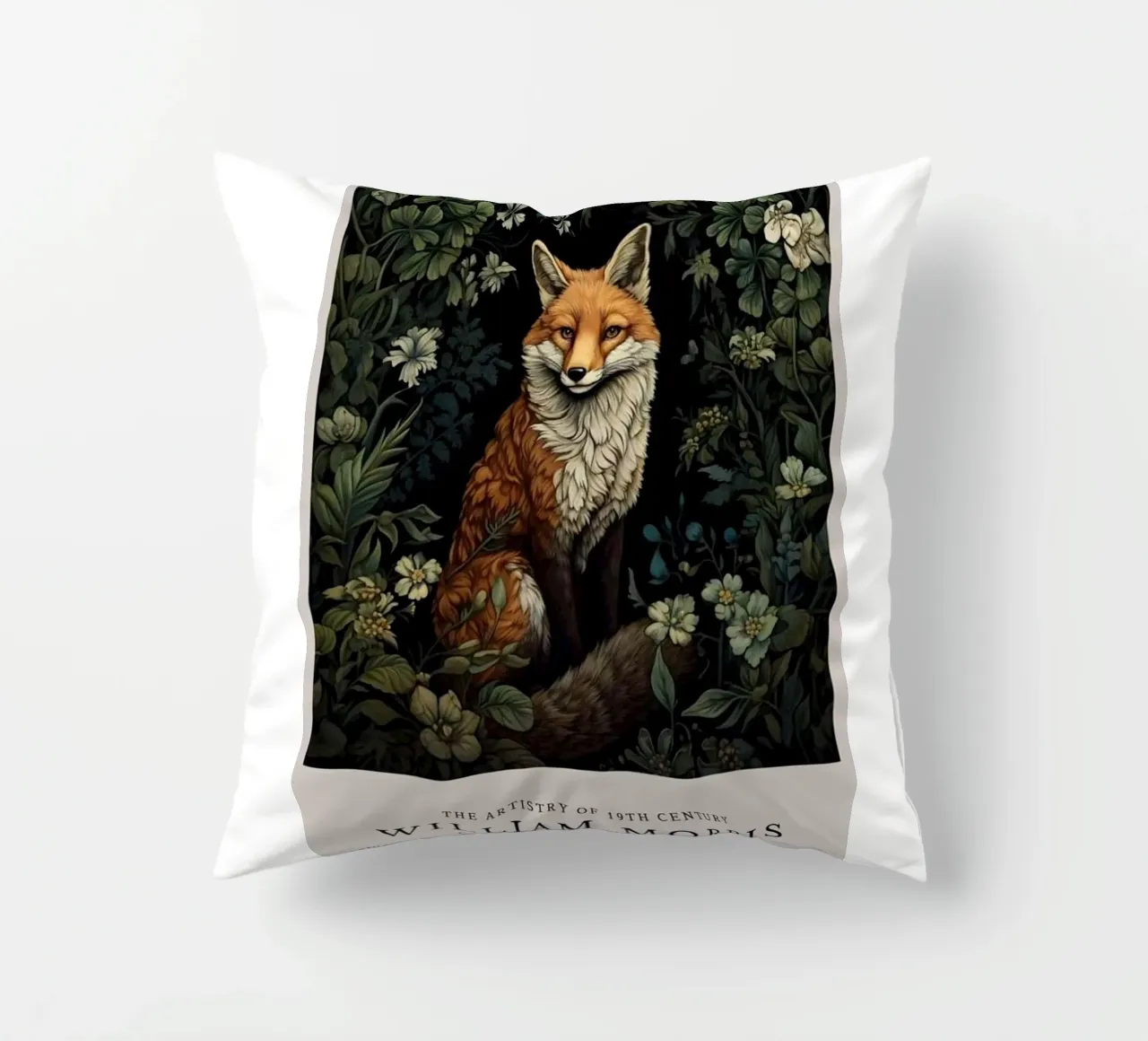 william morris weasel wall art cuscino da komo store