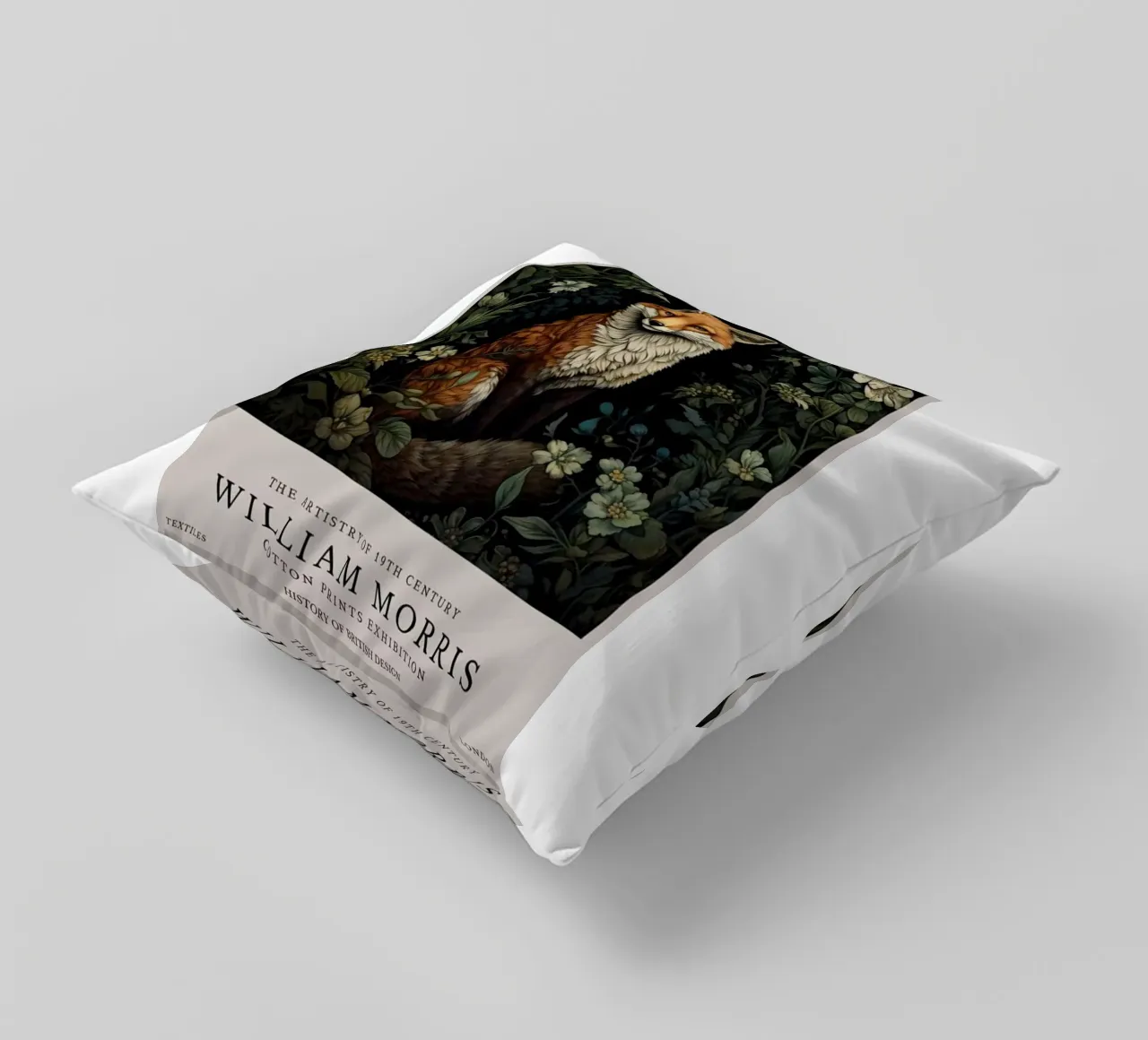 william morris weasel wall art cuscino da komo store