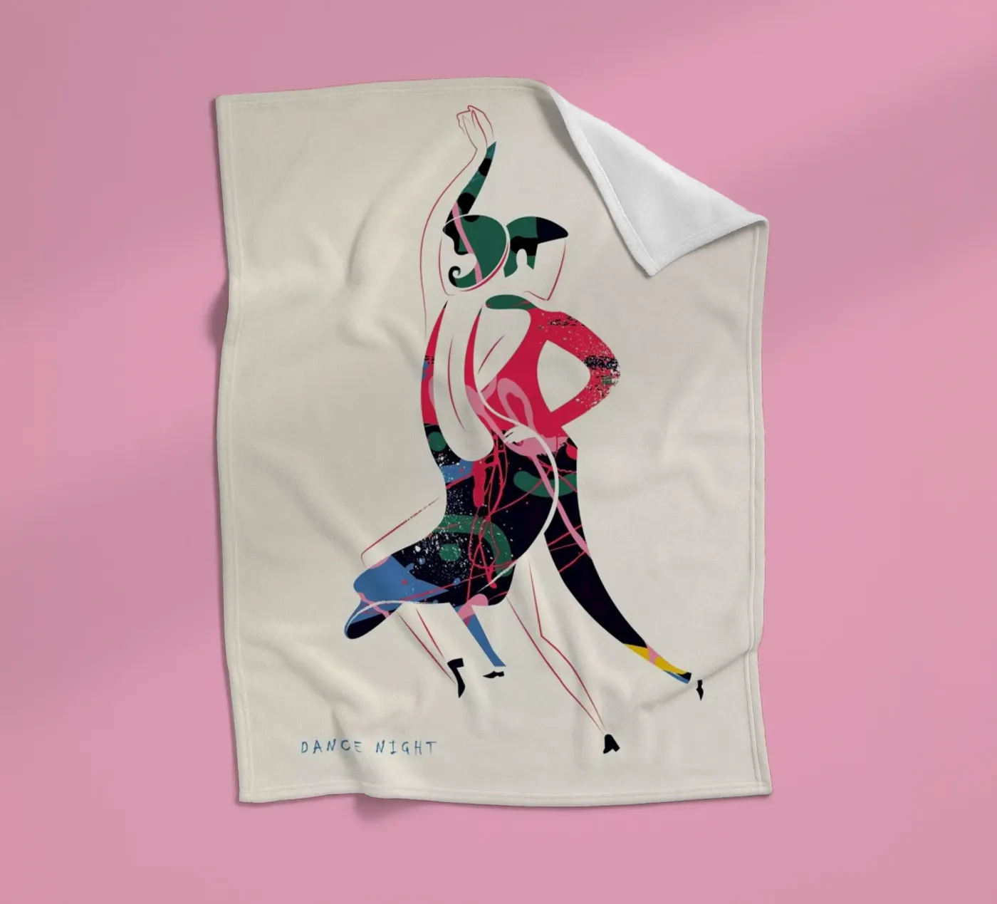 Dance Night Fleecedecke von Flora & Fauna