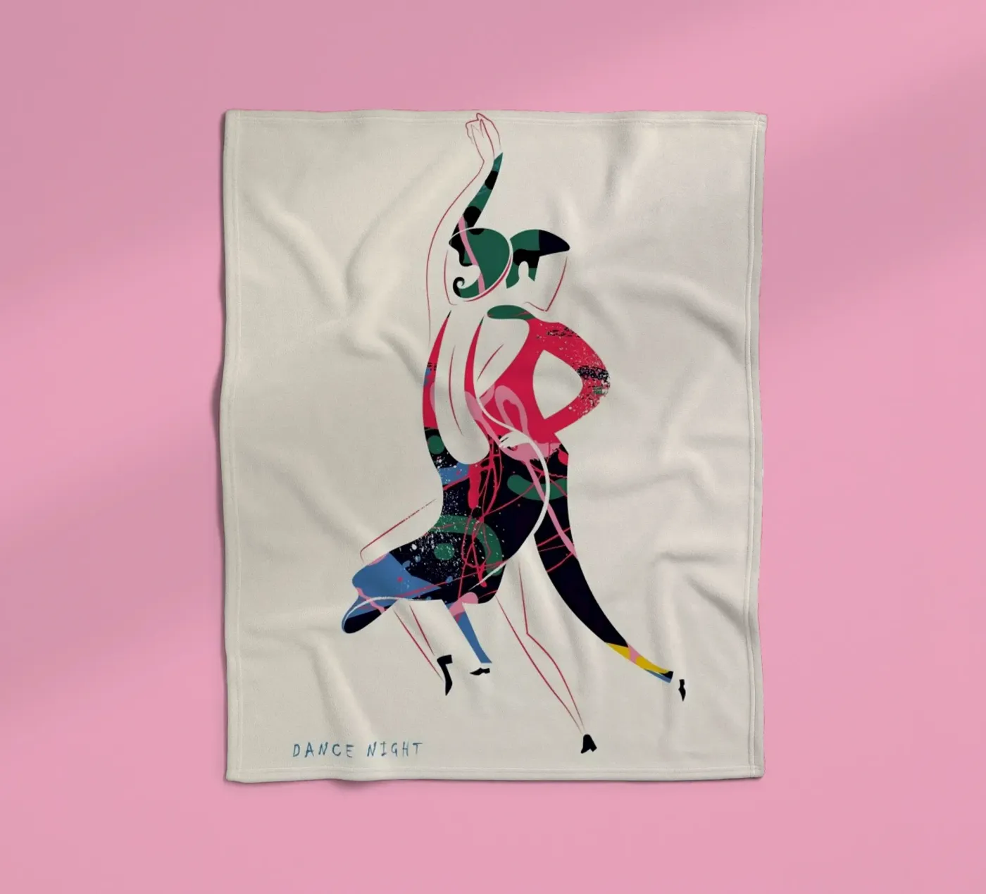 Dance Night Fleecedecke von Flora & Fauna