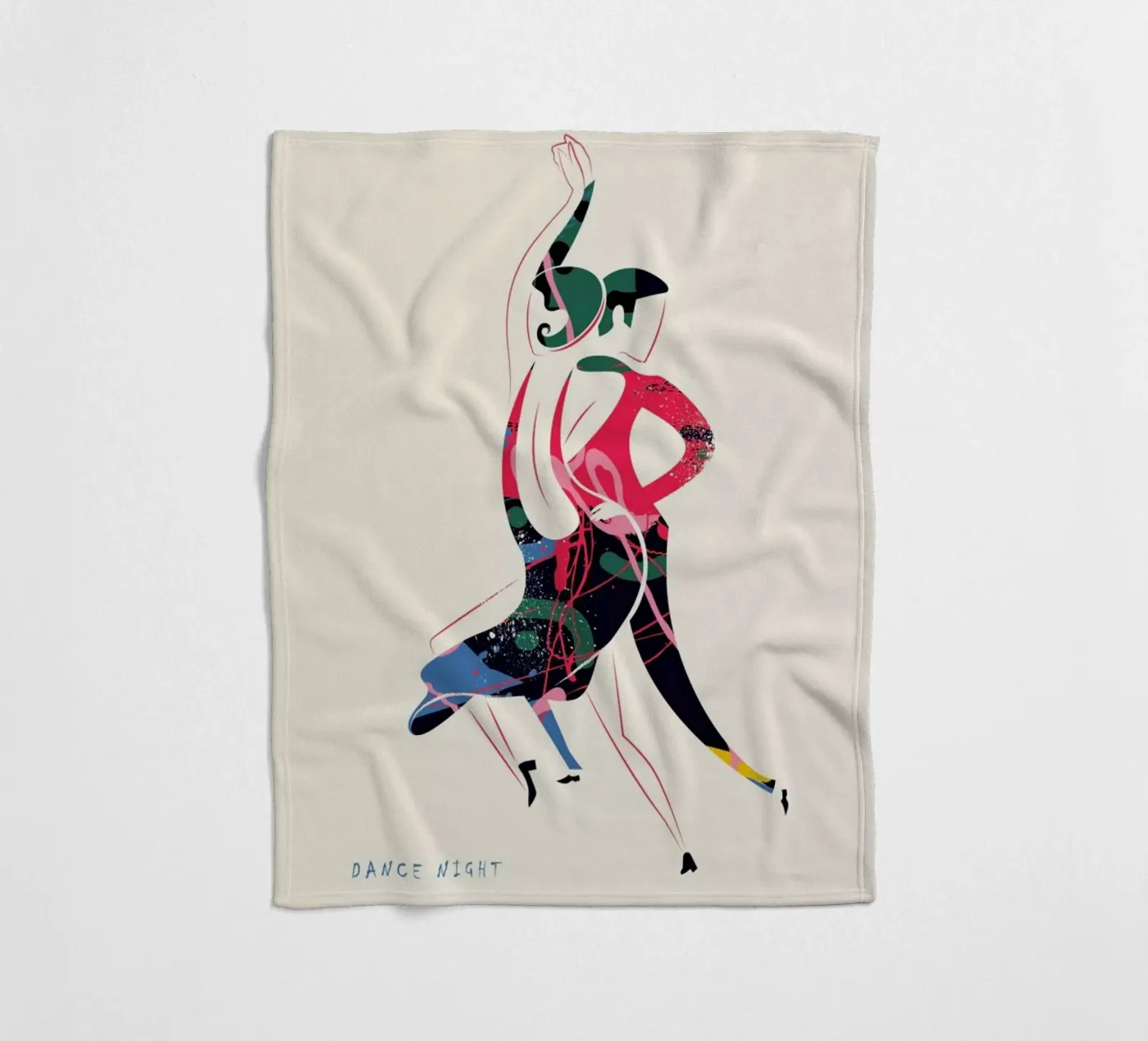Dance Night Fleecedecke von Flora & Fauna