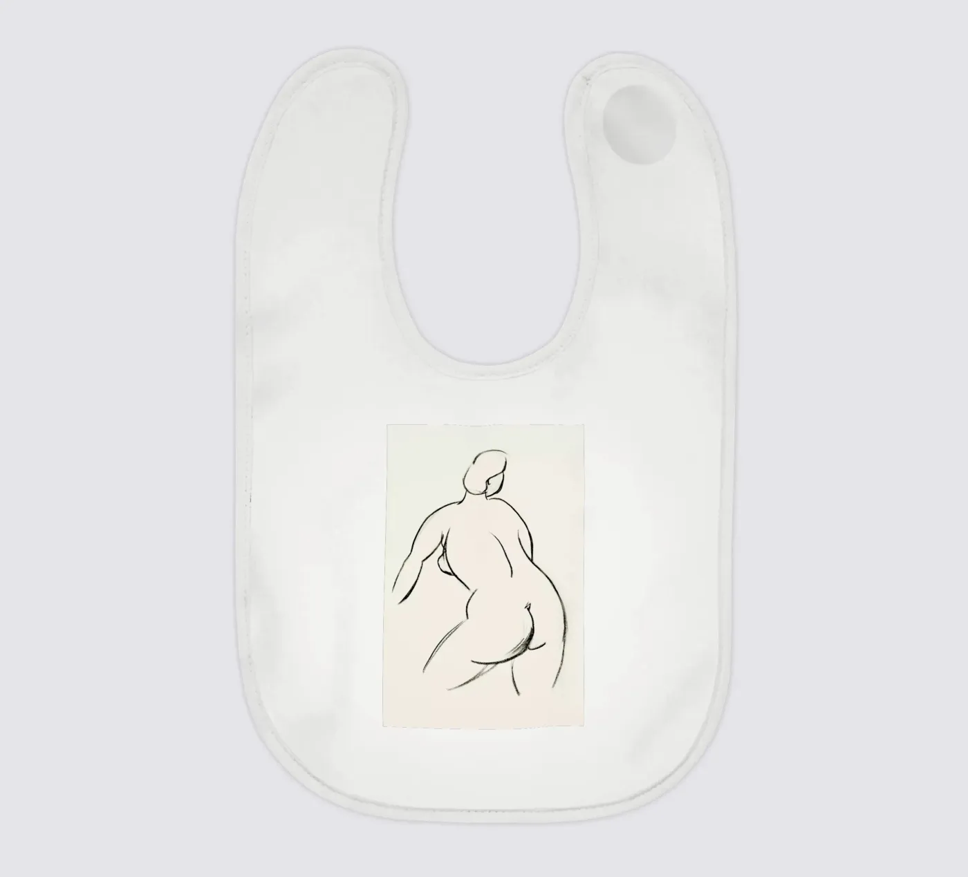 Extended Back baby bib by Graphite