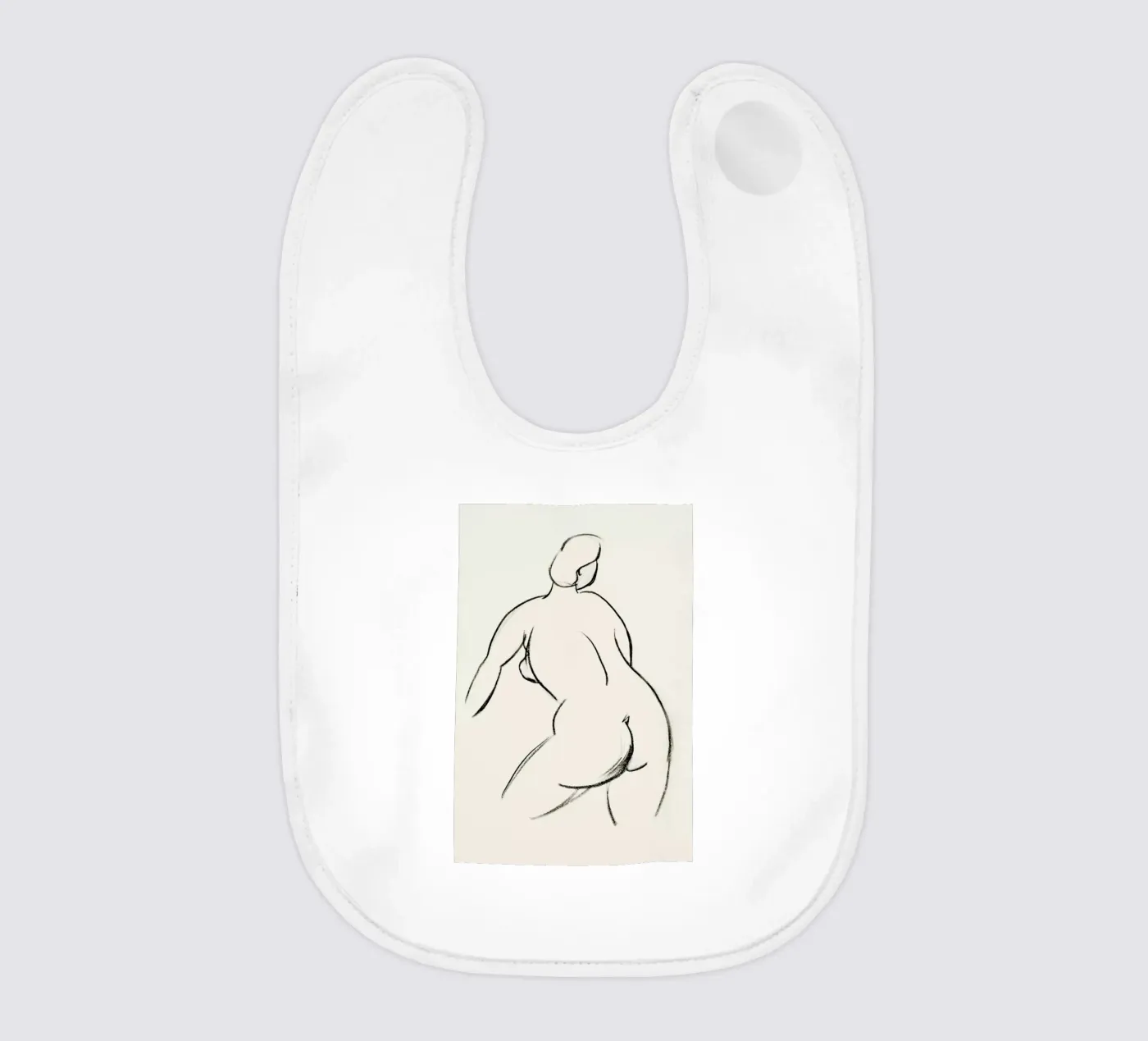 Extended Back baby bib by Graphite