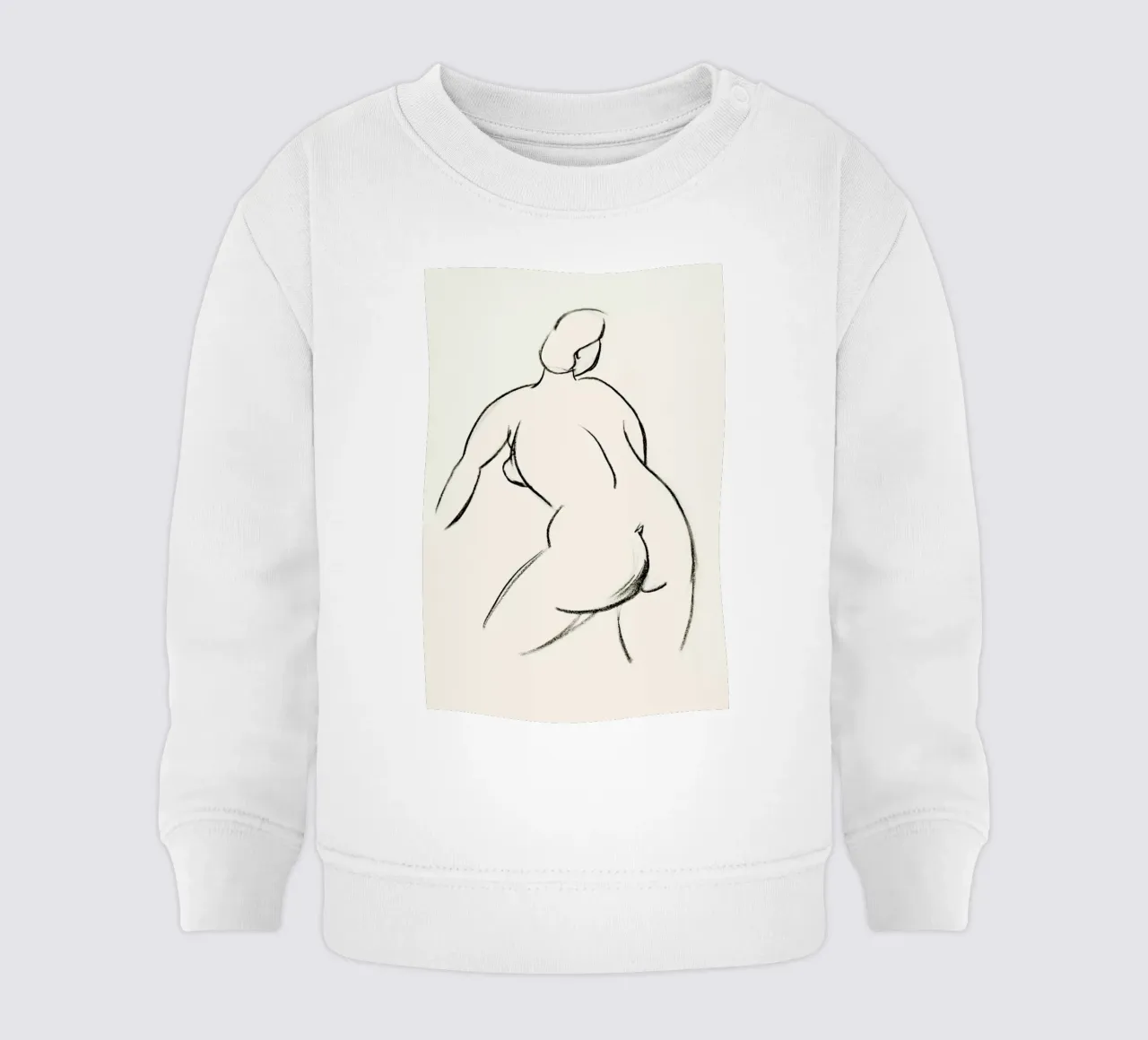 Extended Back felpa neonato da Graphite