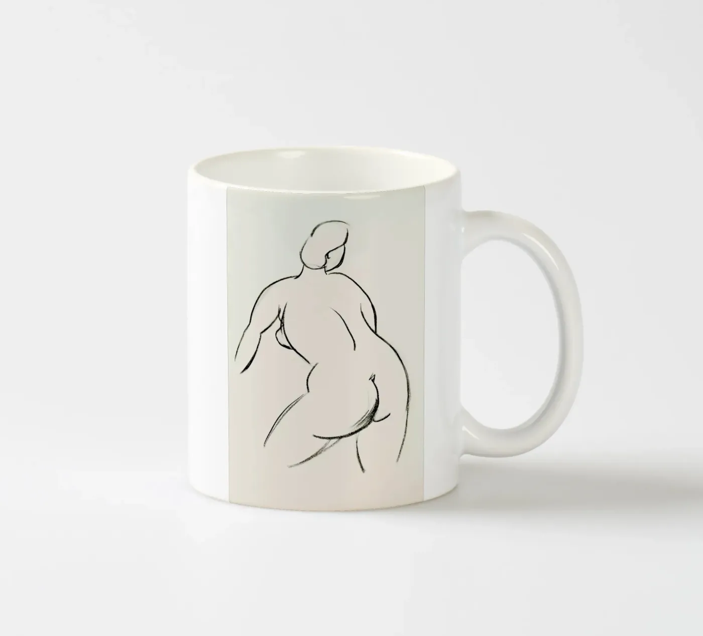 Extended Back ceramic mug by Graphite