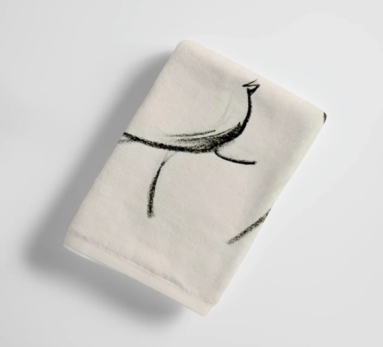 Extended Back badhanddoek van Graphite