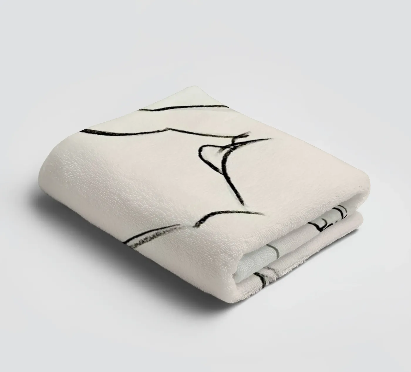 Extended Back badhanddoek van Graphite