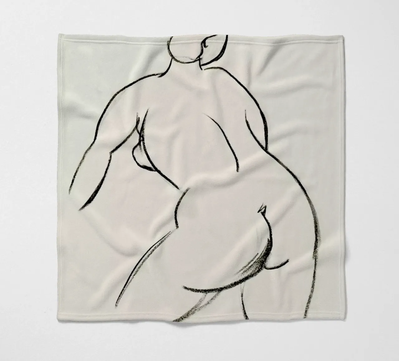 Extended Back Fleecedecke von Graphite