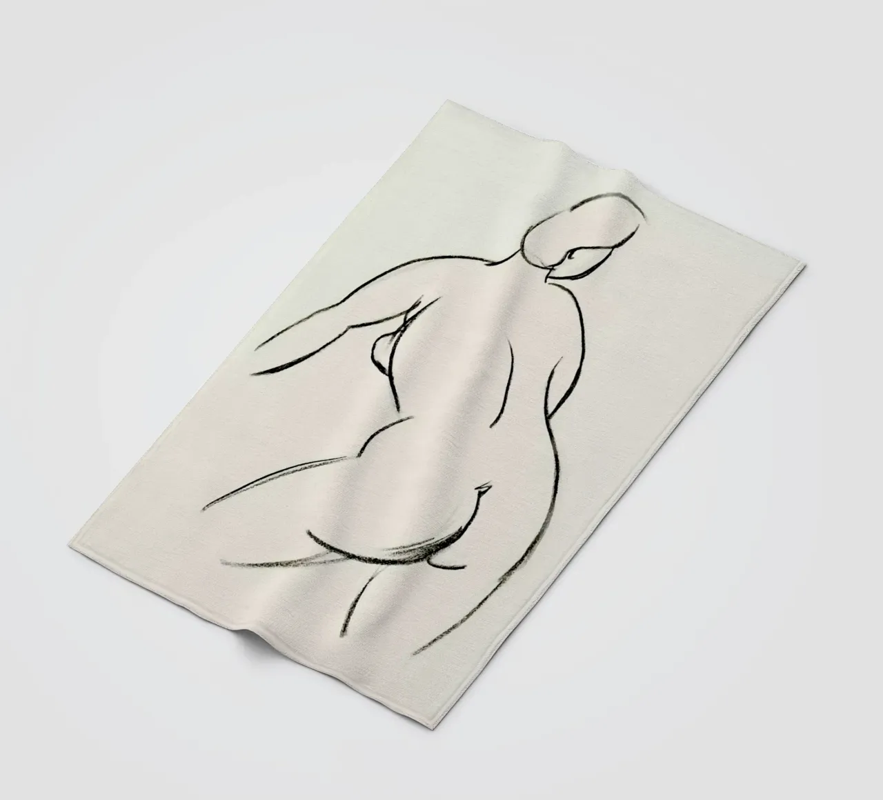 Extended Back Fleecedecke von Graphite