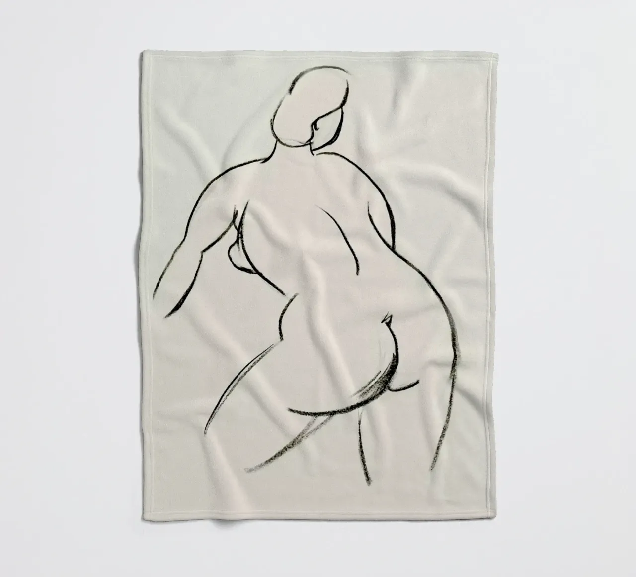 Extended Back Fleecedecke von Graphite