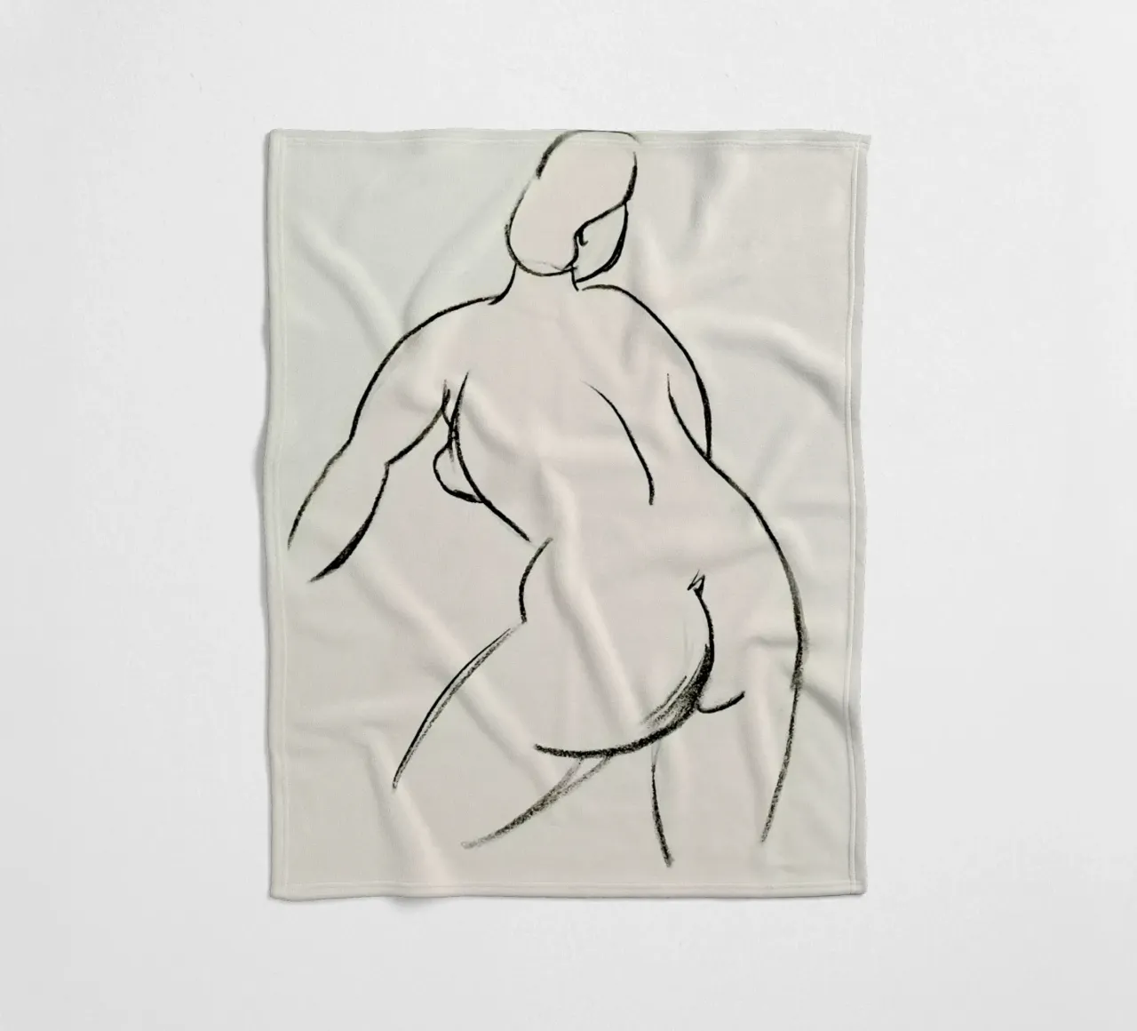 Extended Back Fleecedecke von Graphite