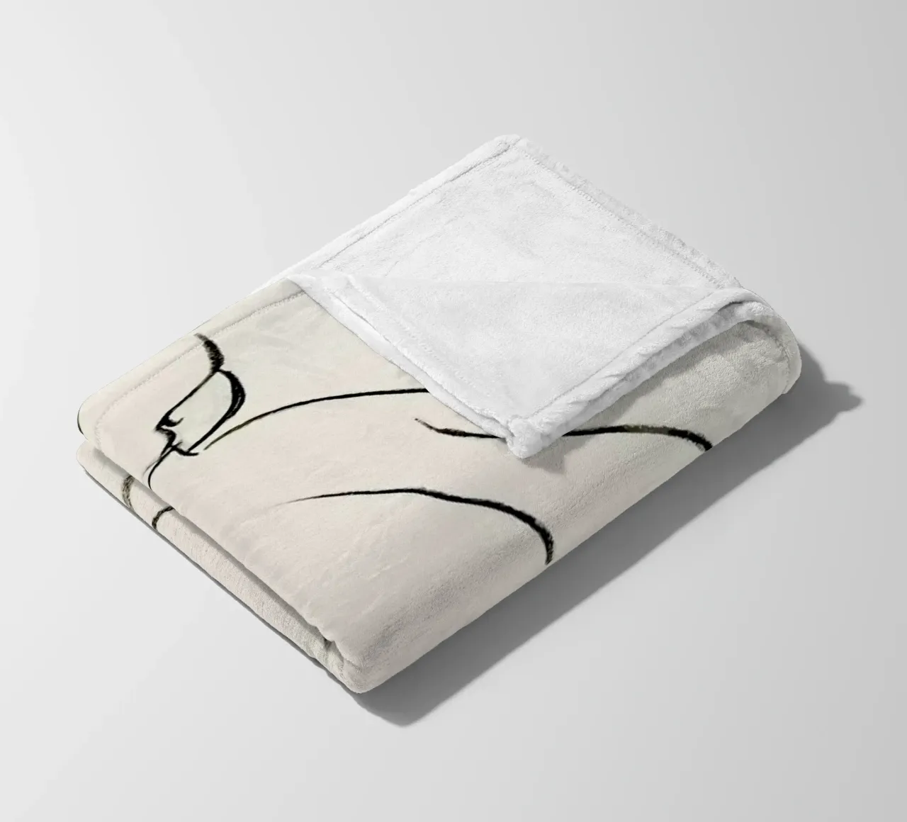 Extended Back Fleecedecke von Graphite