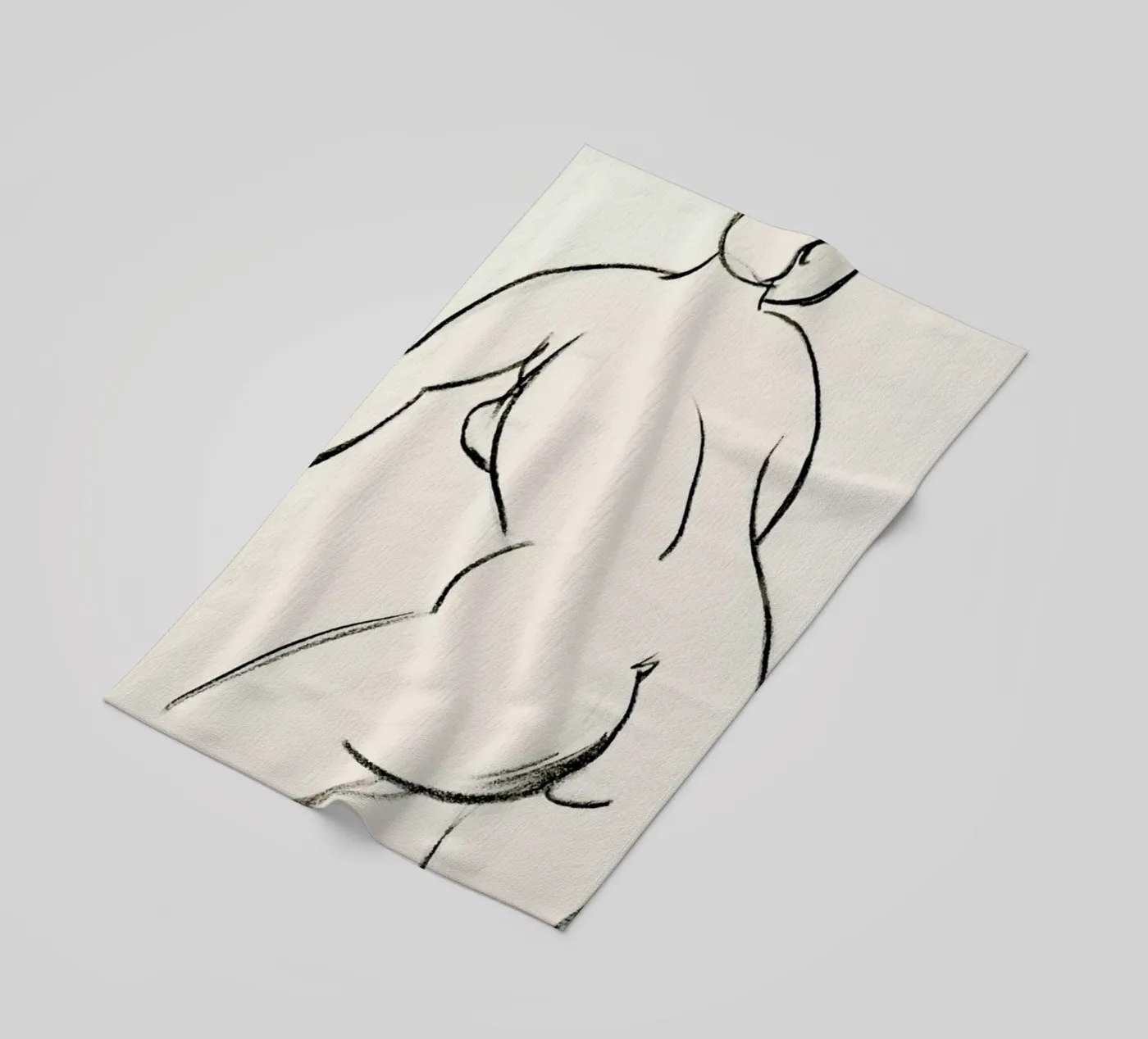 Extended Back beach towel by Graphite