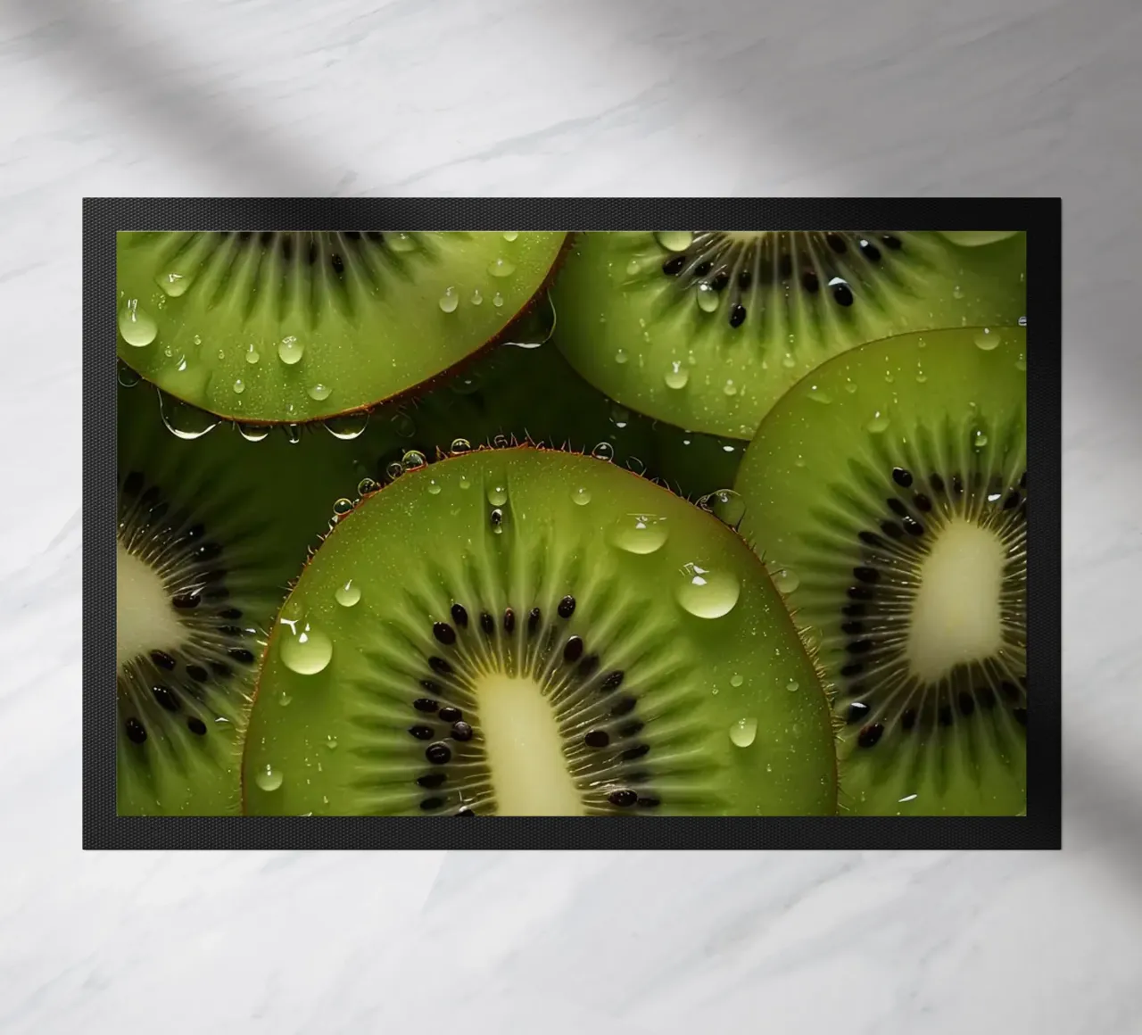 kiwi doormat by Luke Yaeger