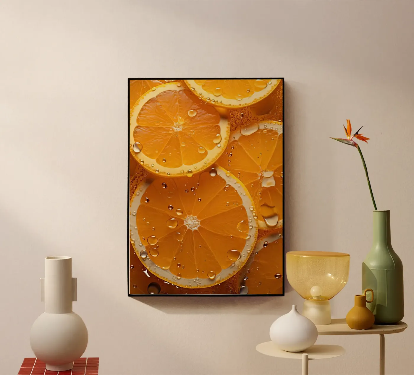 oranges plexiglas de Luke Yaeger