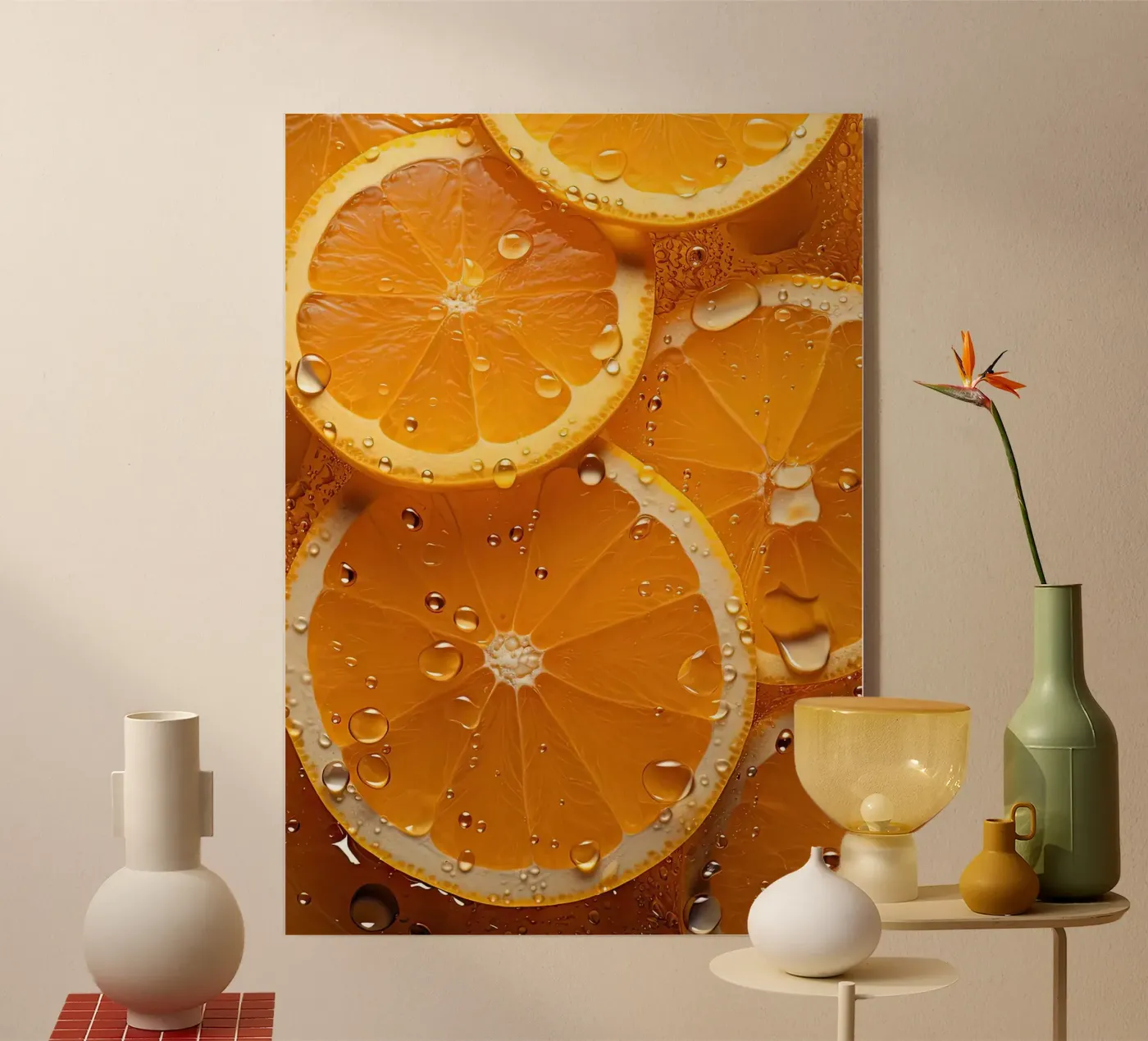 oranges plexiglas de Luke Yaeger