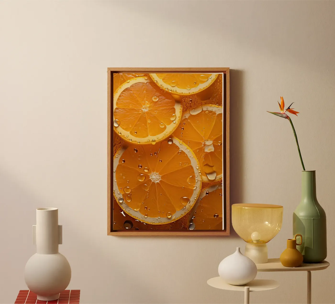 oranges canvas by Luke Yaeger