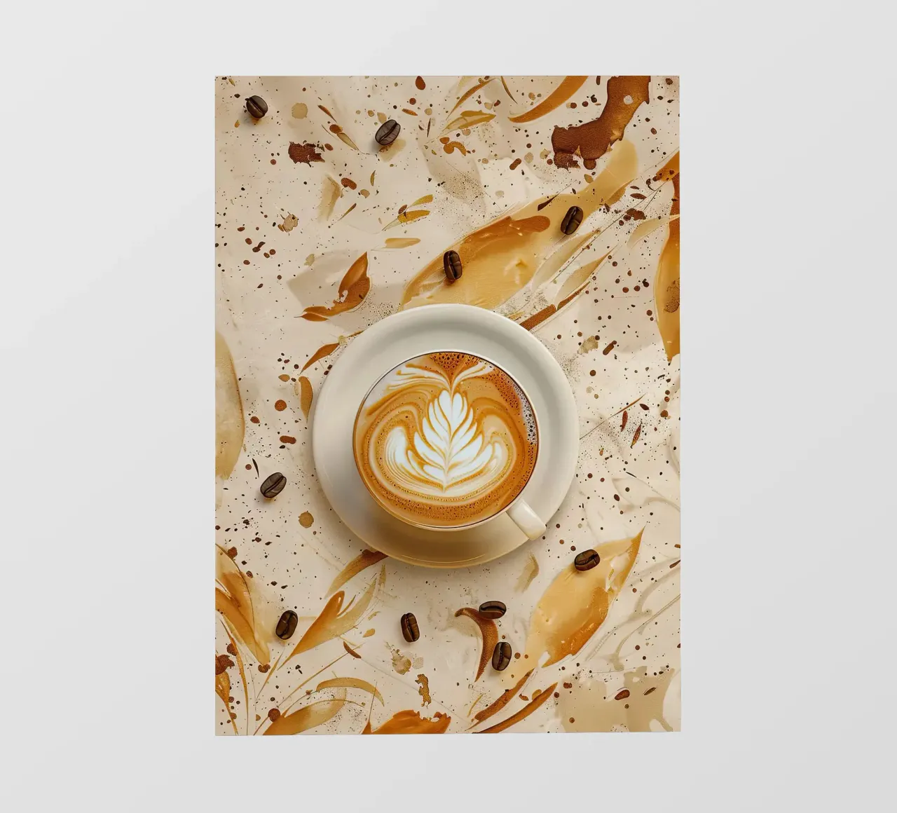 caffè latte art telo in pvc da Luke Yaeger