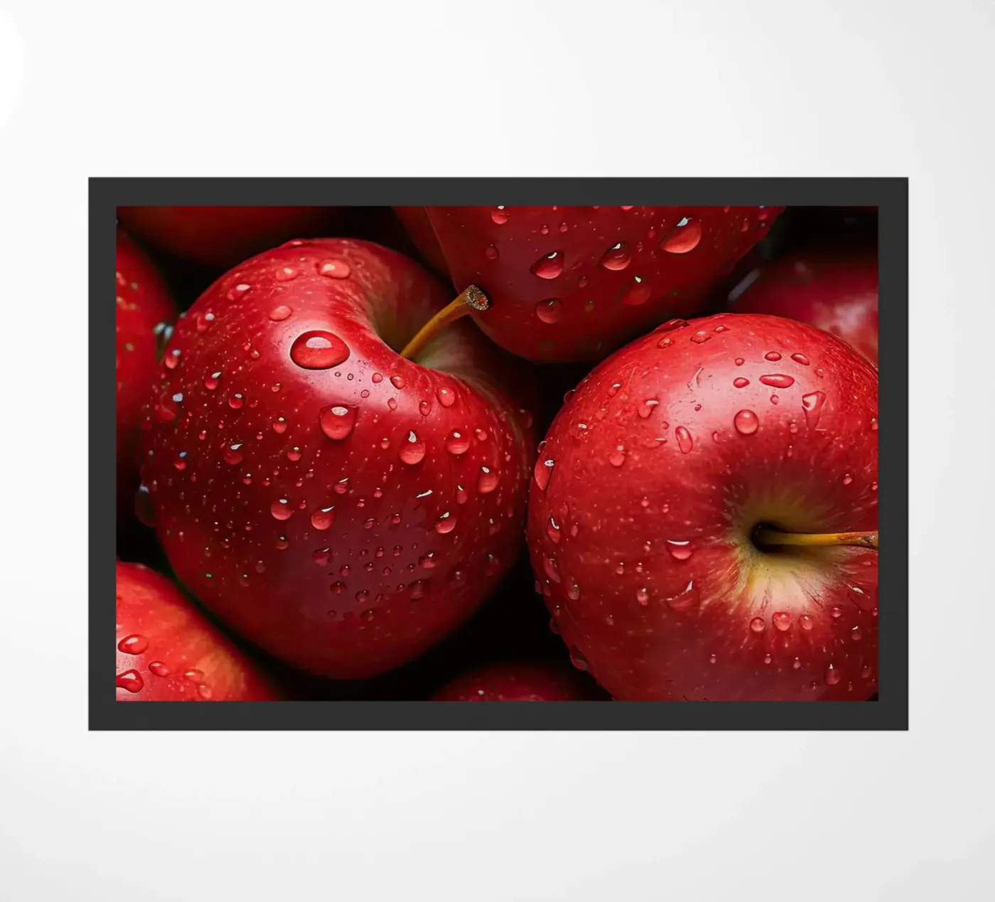 rote Äpfel Fußmatte von Luke Yaeger