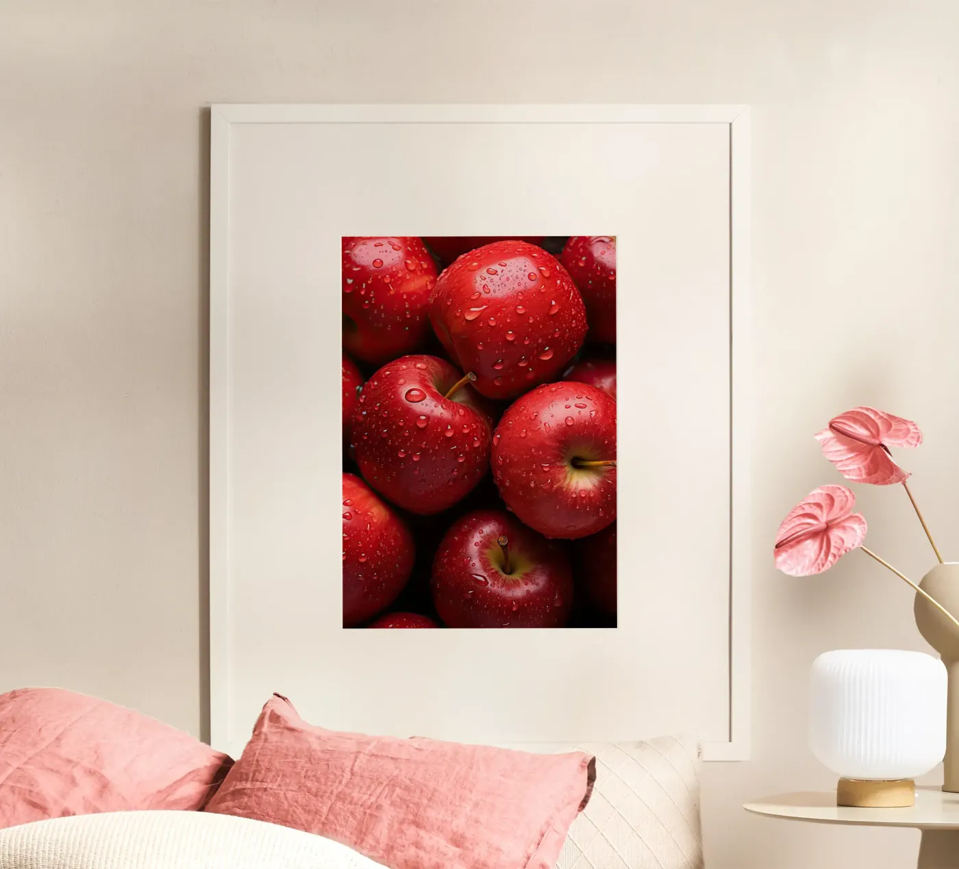 rode appels poster van Luke Yaeger