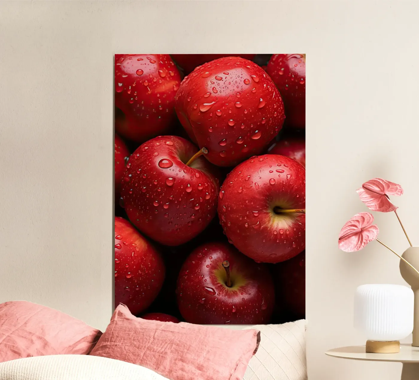 rode appels poster van Luke Yaeger