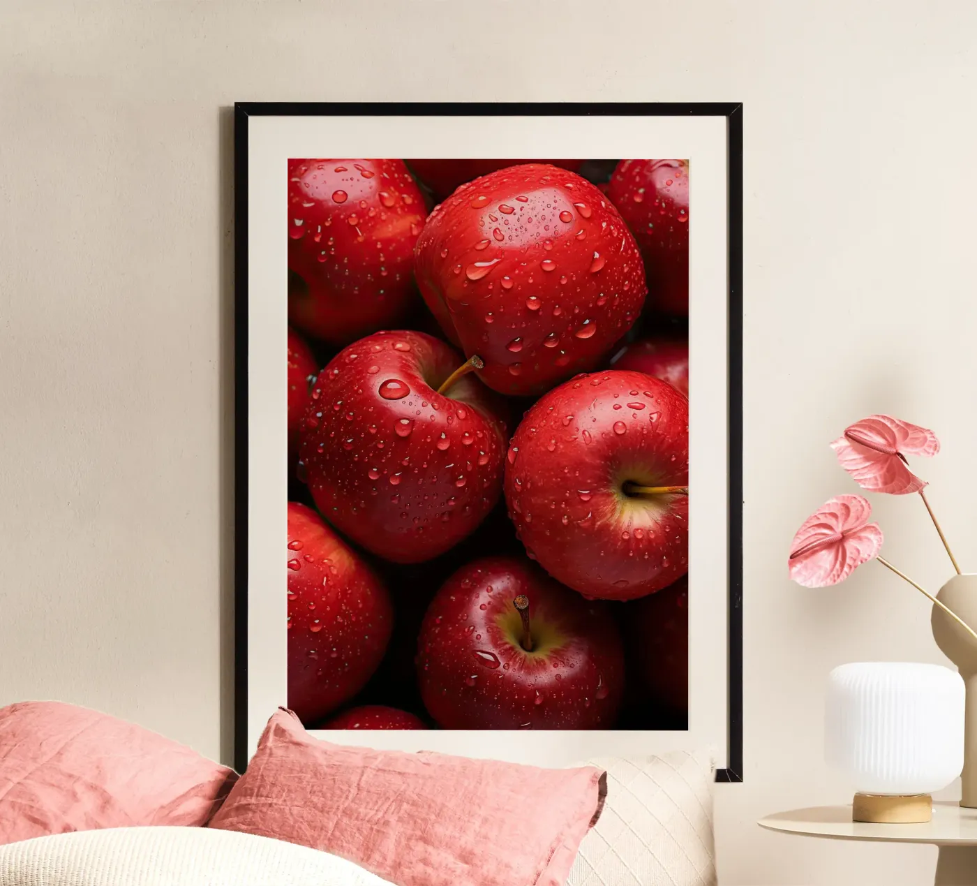 rode appels poster van Luke Yaeger