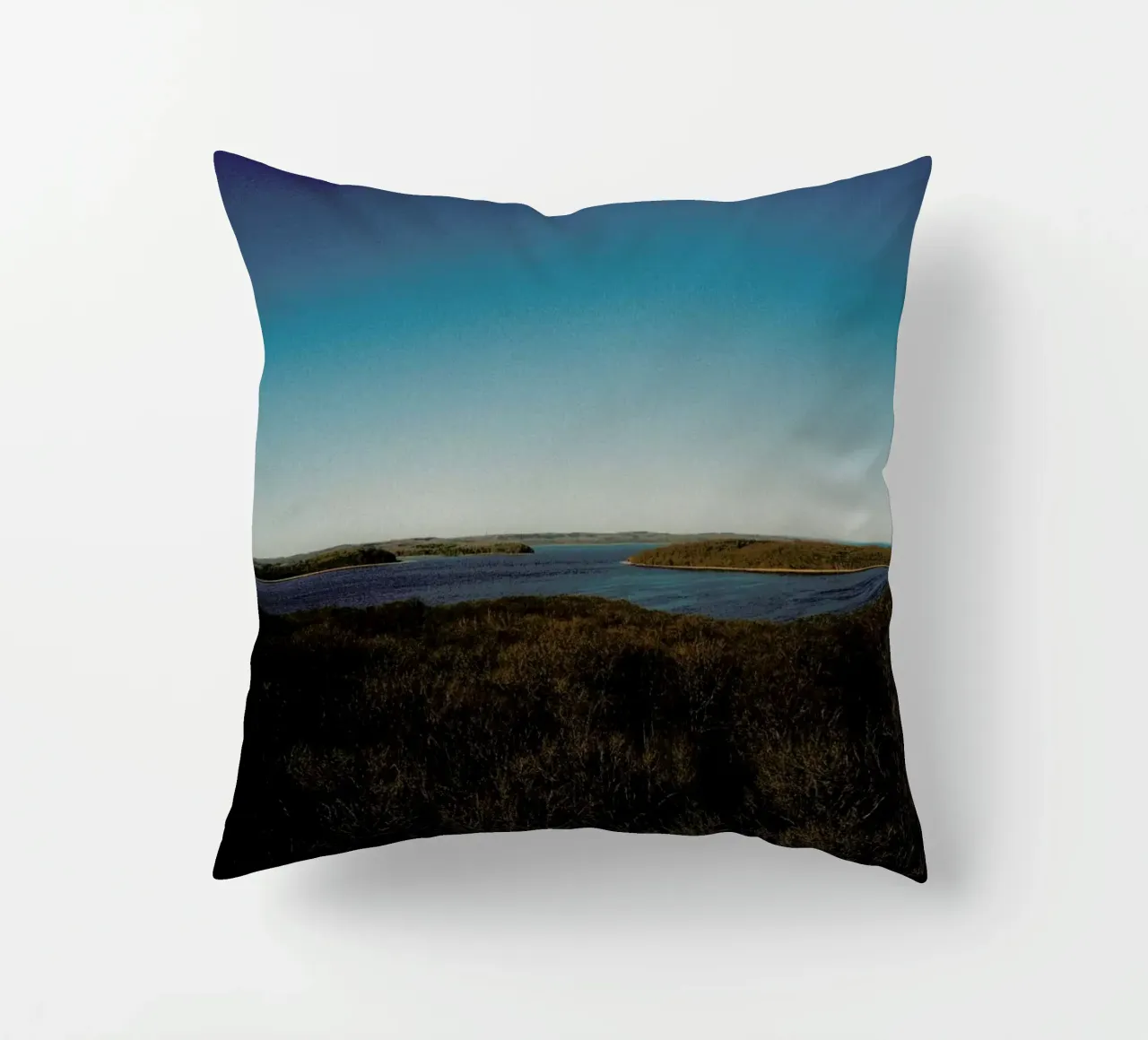 Heaven or Sea I decorative cushion by Philipp Reinhard