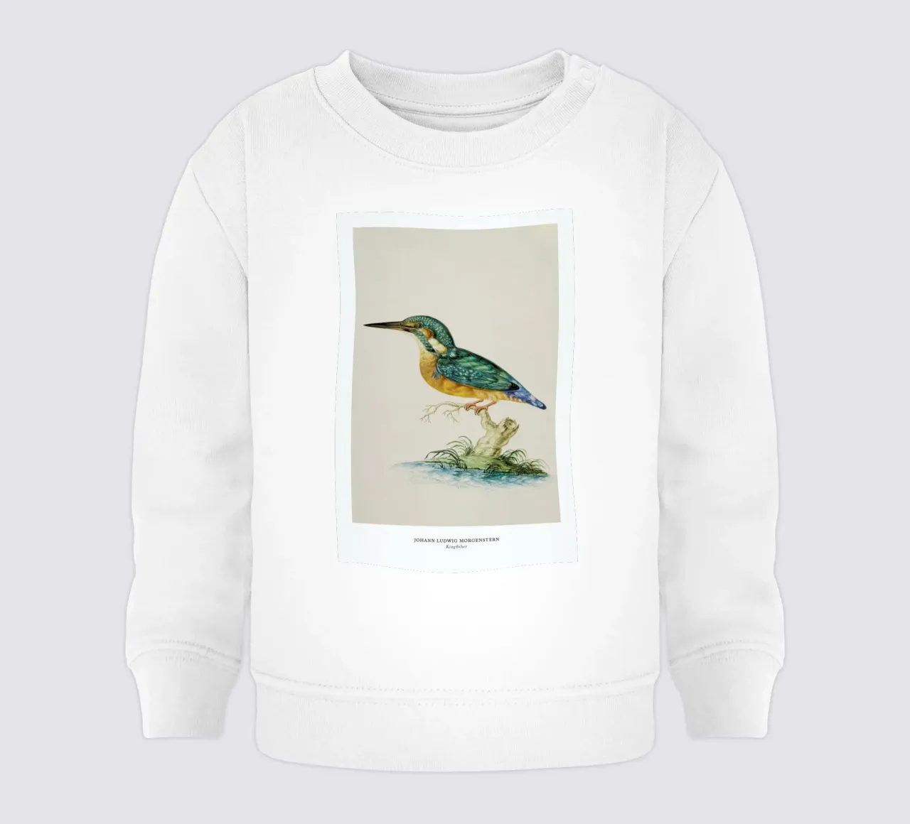 Johann Ludwig Morgenstern - Kingfisher felpa neonato da ARTOTHEK