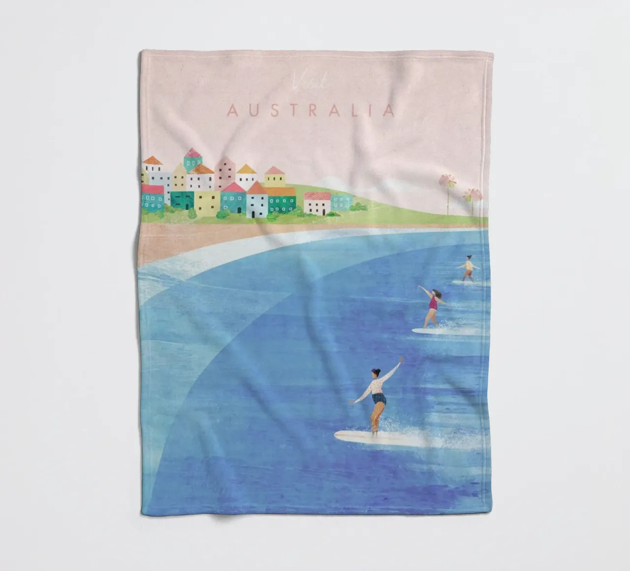 Australia coperta in pile da Henry Rivers