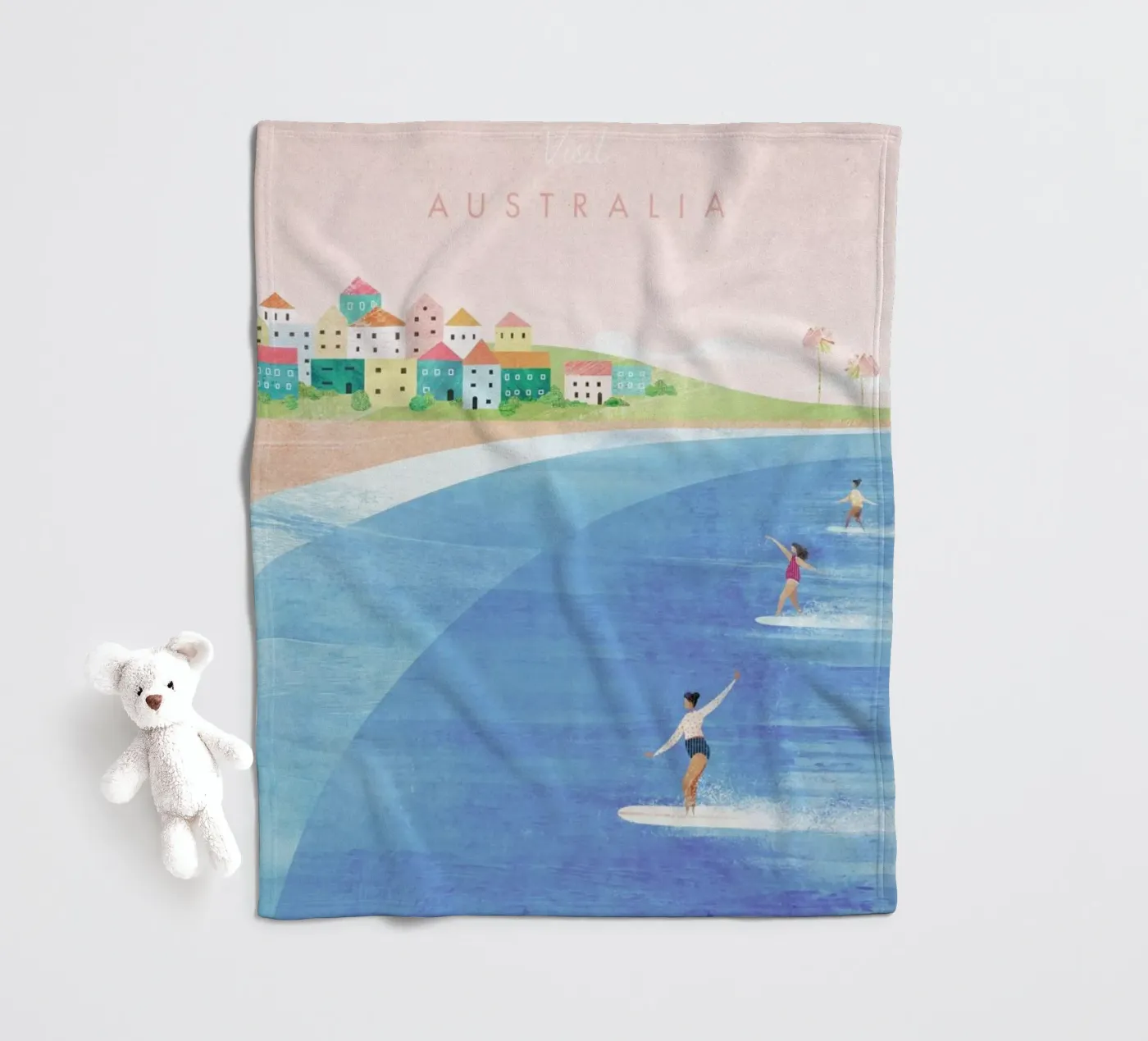 Australia fleecedeken van Henry Rivers