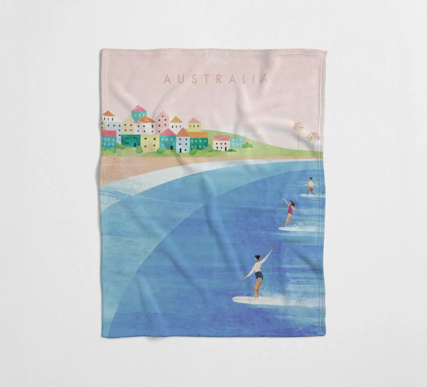 Australia fleecedeken van Henry Rivers