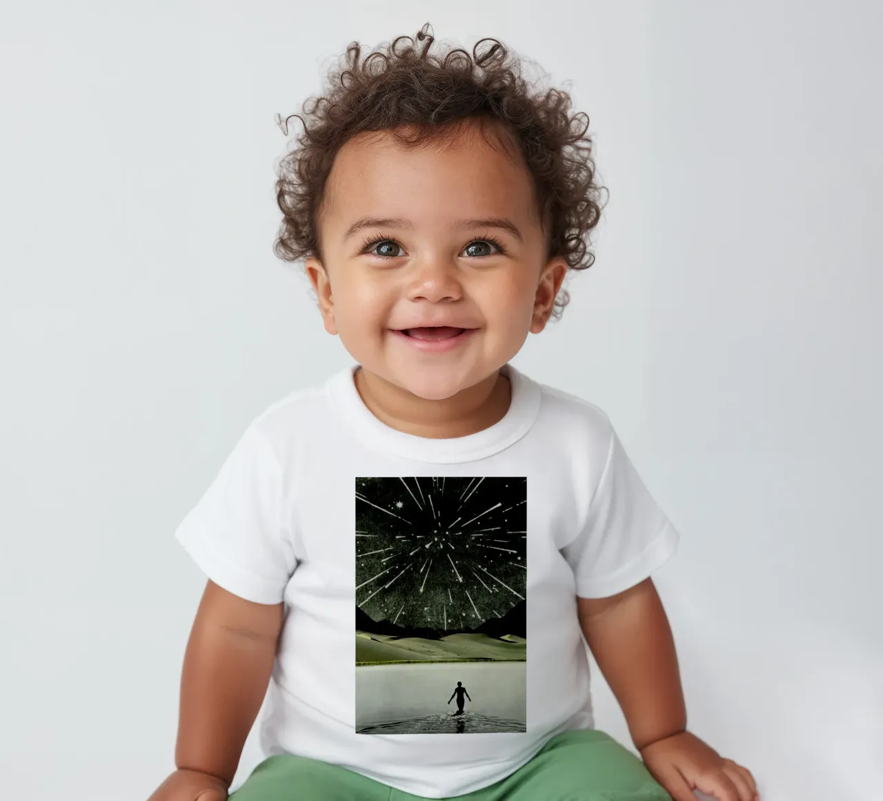 the last rain Baby T-Shirt von Sammy Slabbinck