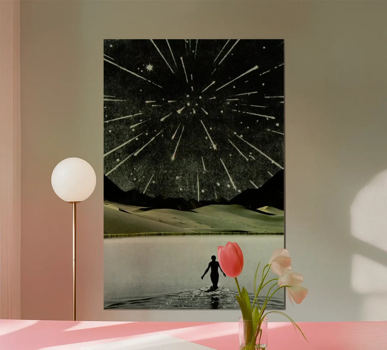 the last rain poster con telaio in legno da Sammy Slabbinck