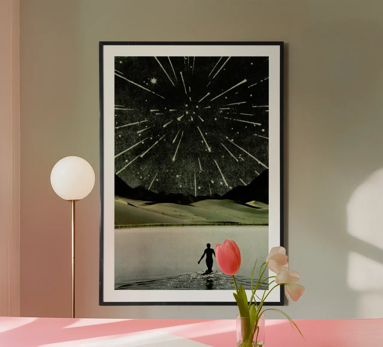 the last rain poster con telaio in legno da Sammy Slabbinck