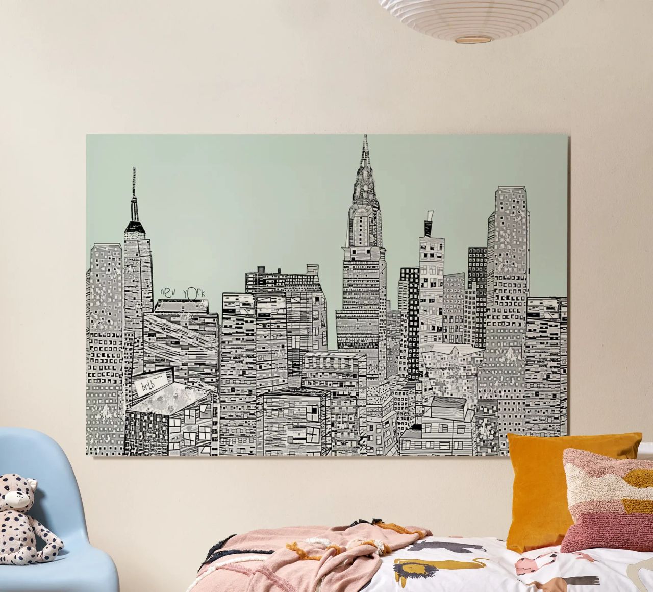 new york vintage poster by Brian Buckley
