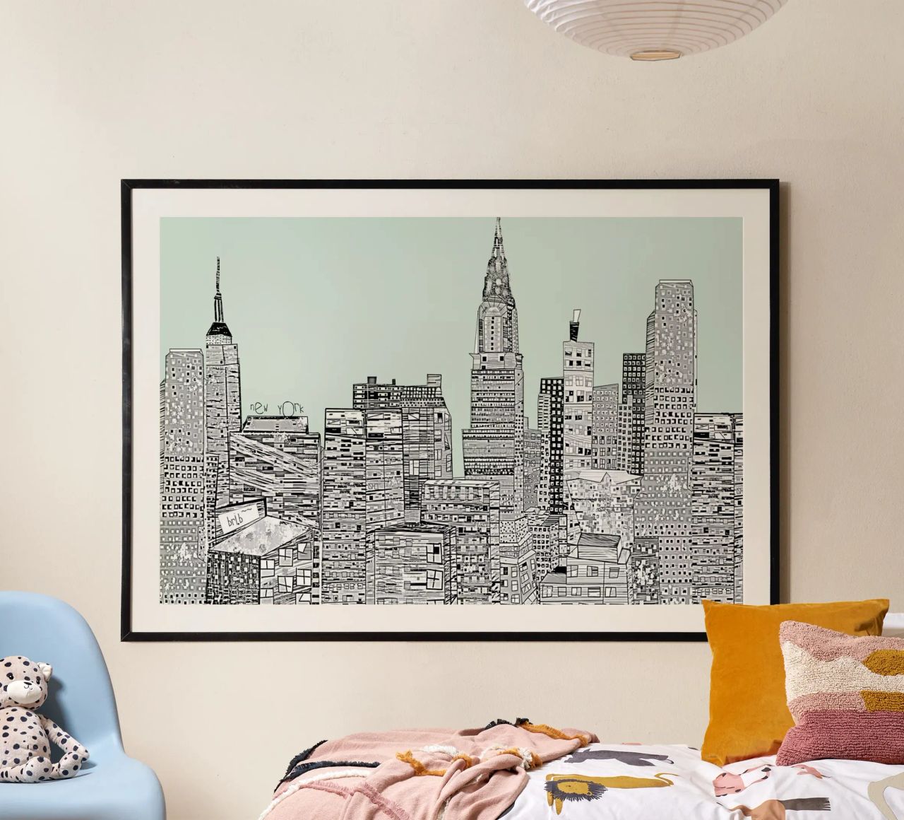 new york vintage poster by Brian Buckley
