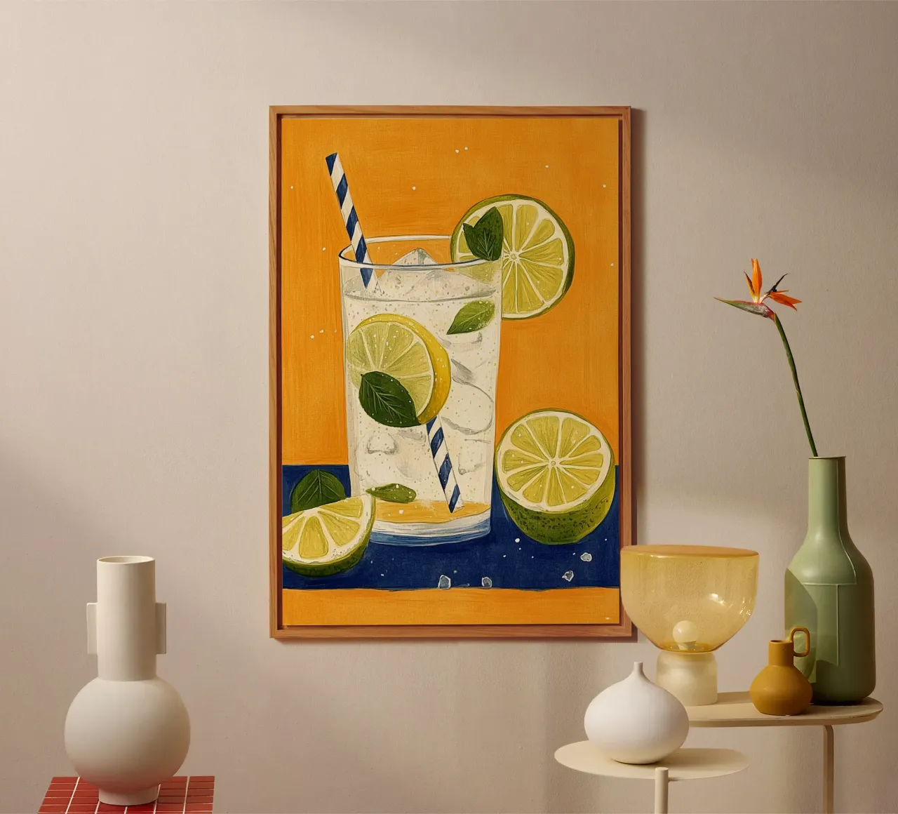 Limonade alluminio dibond da Curious Canvas