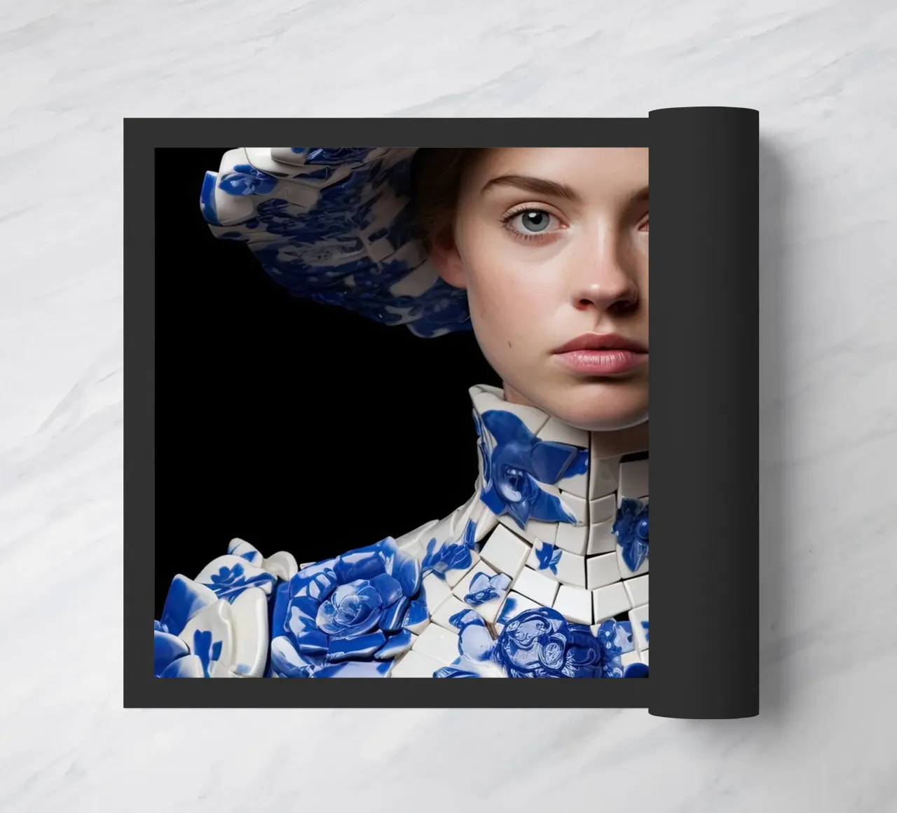 Donna in Delftware zerbino da Imagine