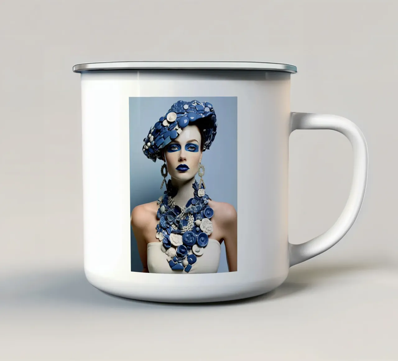 Arte da parete di Imagine tazza in smalto da Imagine