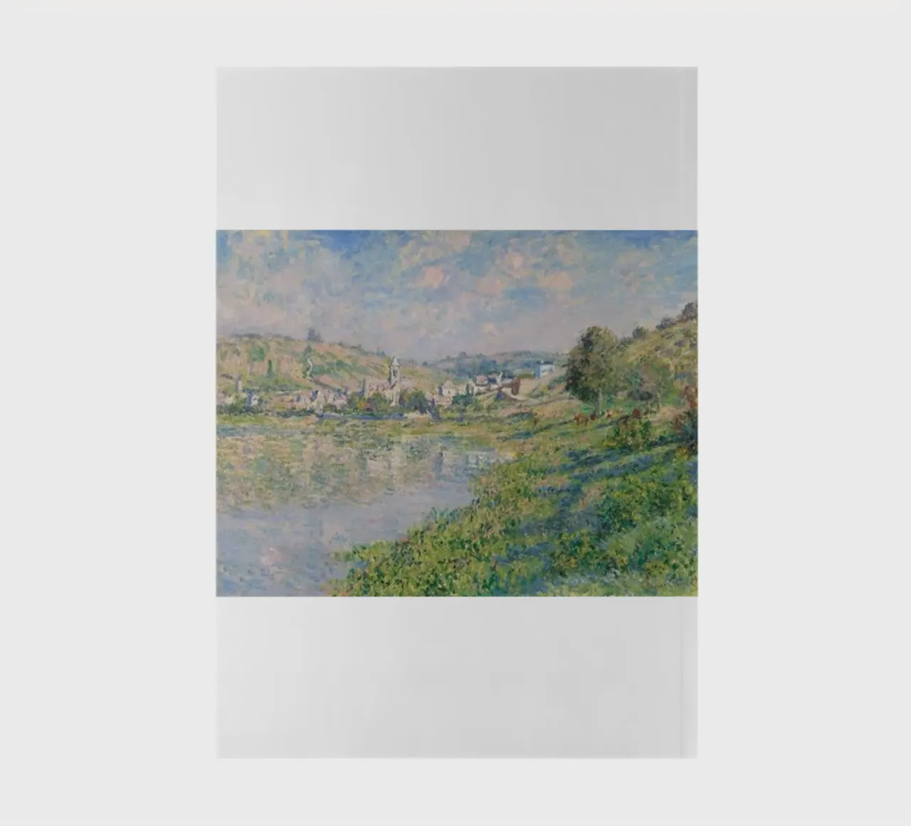 coastline on the outskirts of the city claude monet notebook by belong shop