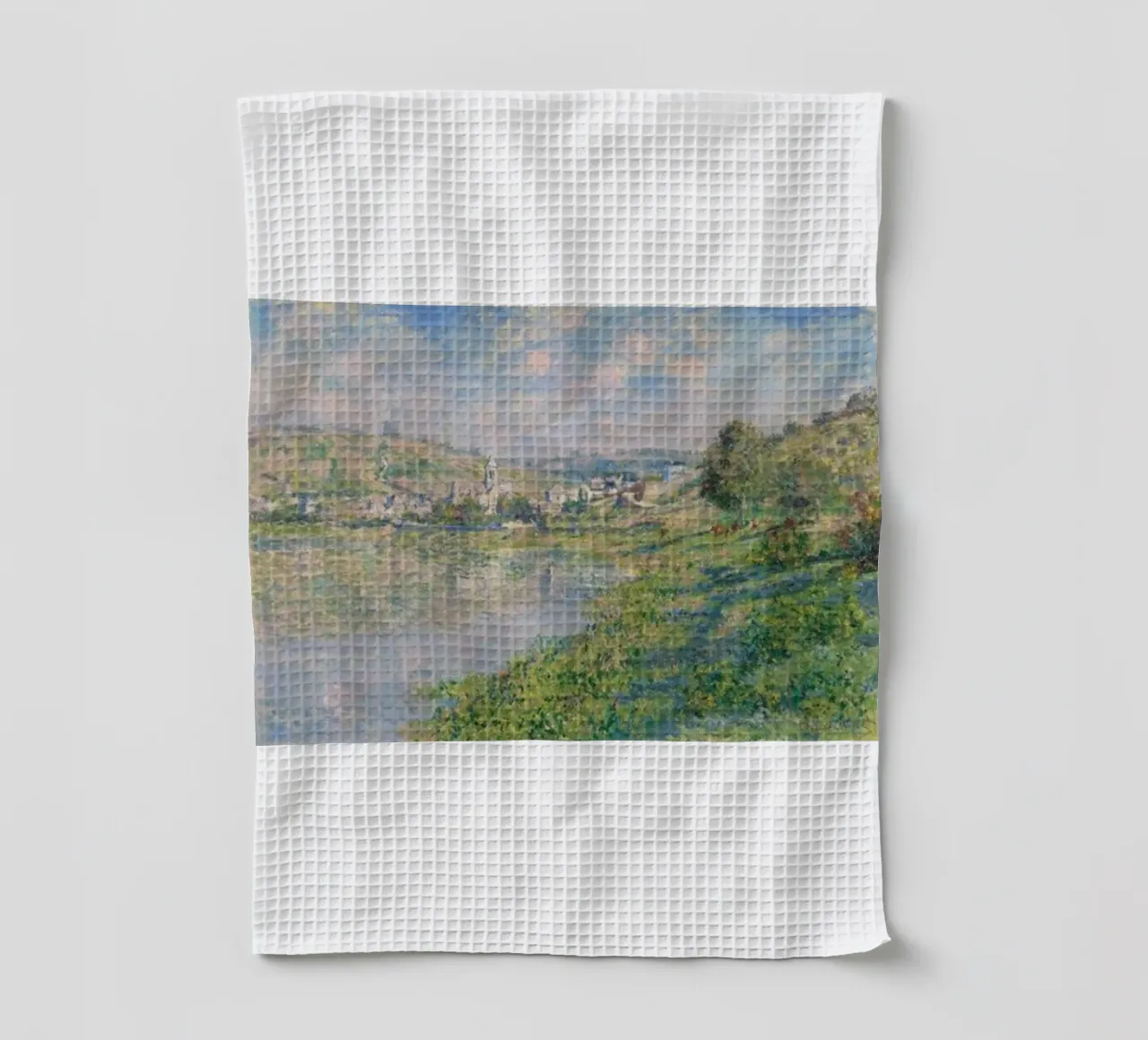 costa alla periferia della città claude monet canovaccio da cucina da belong shop