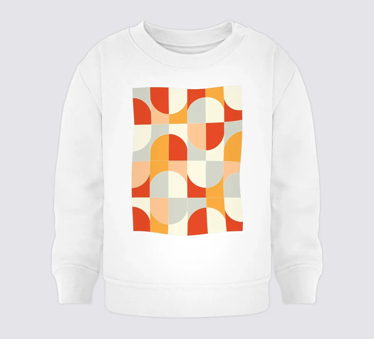 Bold Geo Tiles 02 felpa neonato da designdn